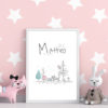 Cat forest, birth poster